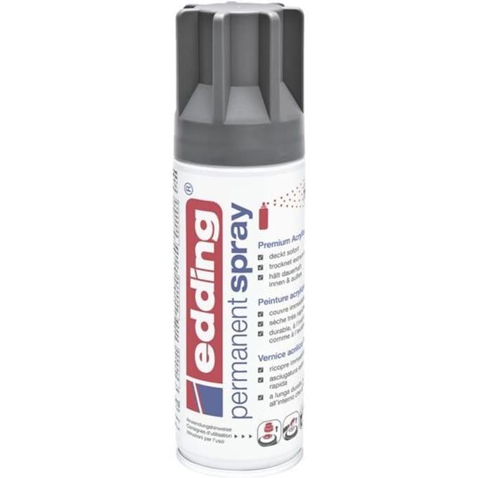 edding 5200 "Permanentspray", zijdemat - Antraciet
