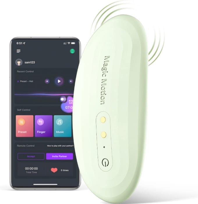 Magic Motion - Nyx Smart Panty Vibrator - Groen
