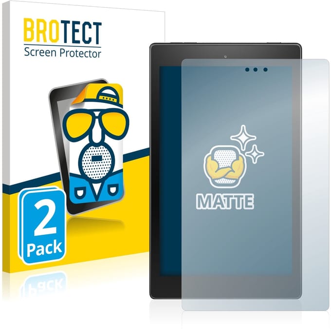BROTECT - Screenprotector voor Amazon Fire HD 8 2018 (8. Gen.) - Folie Beschermfolie matte 2 Stuks
