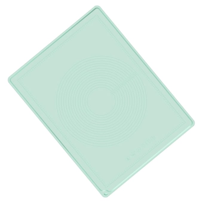 Extra Dikke Siliconen Bakmat Multifunctionele Deegrolmat voor het Maken van Dumplings 0.2in white