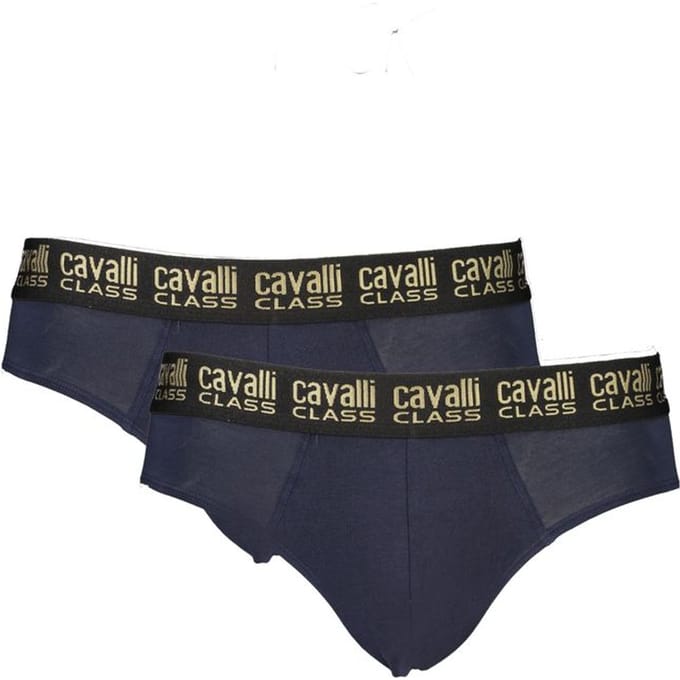 Cavalli Class Blauwe Katoenen Heren slips
