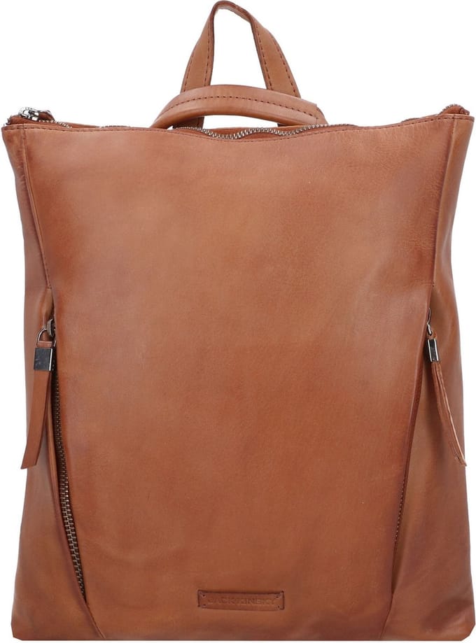 Jack Kinsky Nelson 4 City rugzak leer 32 cm - cognac