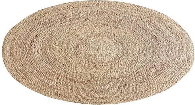 Zeegras Vloerkleed - Handgemaakt - Naturel - ⌀100 cm