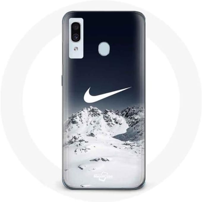 Coque pour Samsung Galaxy A20 Nike Logo Niege Hiver