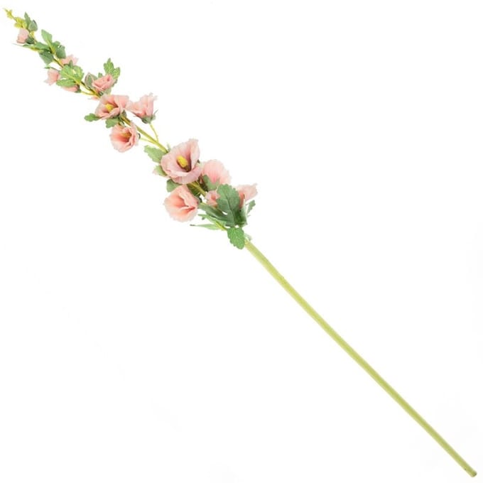 Kunstbloem stokroos peach
