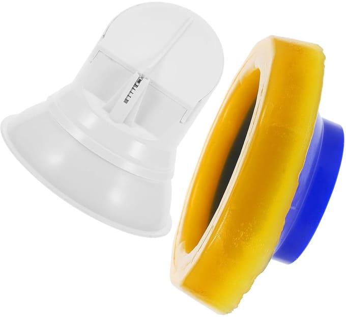 Toilet Afdichtring Set - Universele Ring - Lekvrij Maken - Verdikt Ontwerp - 10.8 cm - Multi