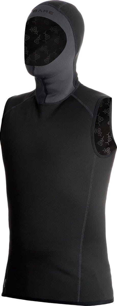 Bare ExoWear - Hooded Vest - Volwassenen - Zwart - ML