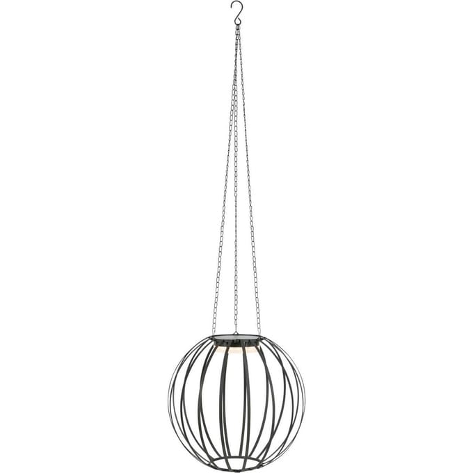 Markslöjd LED hanglamp Kivo, Ø 37 cm, zwart, IP44, dimbaar.