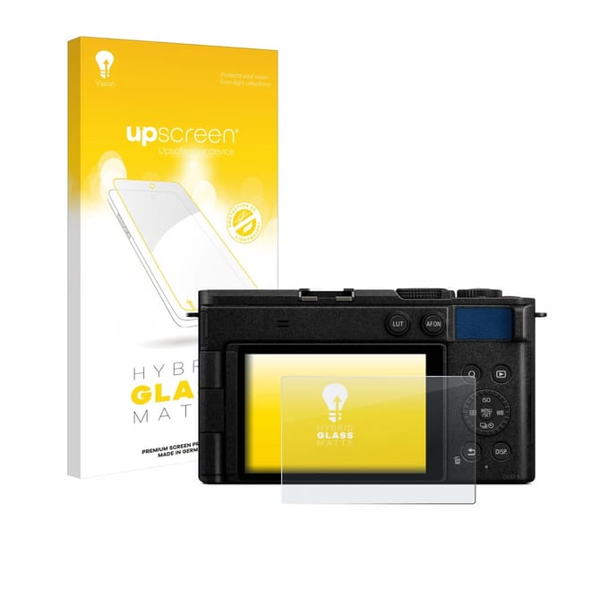 upscreen - Screenprotector voor Panasonic Lumix DC-S9 - Folie Beschermfolie Beschermglas matte