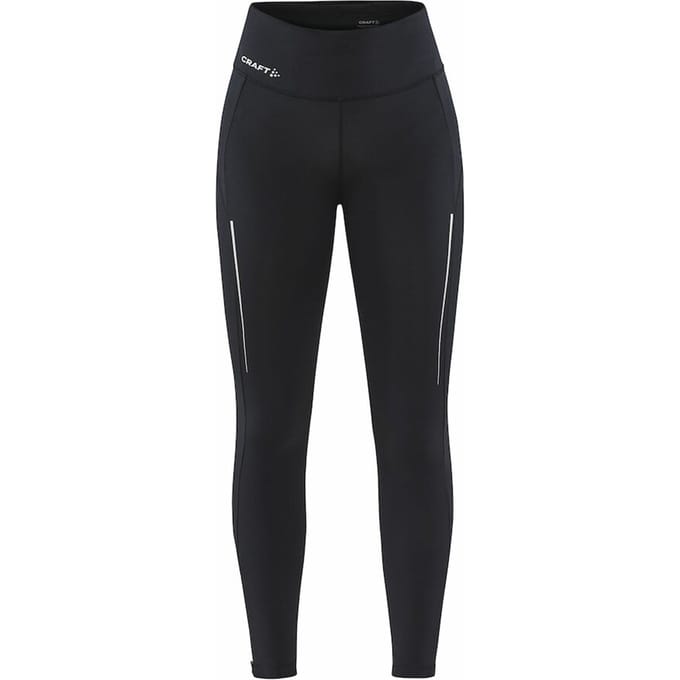 Craft Adv Essence Run Tight Dames - Sportlegging - zwart - Vrouwen  - Maat S
