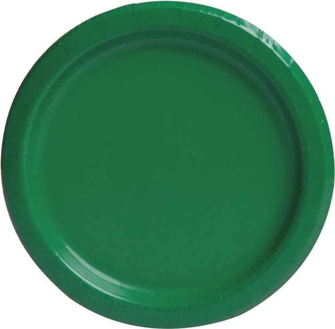 Groene Borden 18cm 20st