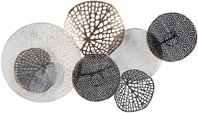 RHODIUM - Wanddecoratie - Wit - Metaal