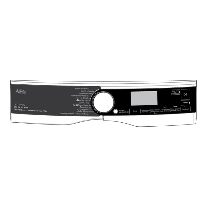 AEG controlepaneel, wit, AEG, NL,FR 140249719026