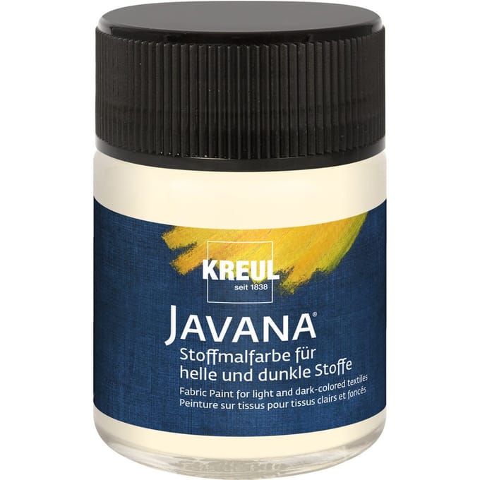 KREUL Javana Stoffenverf, 50 ml - Vanilla
