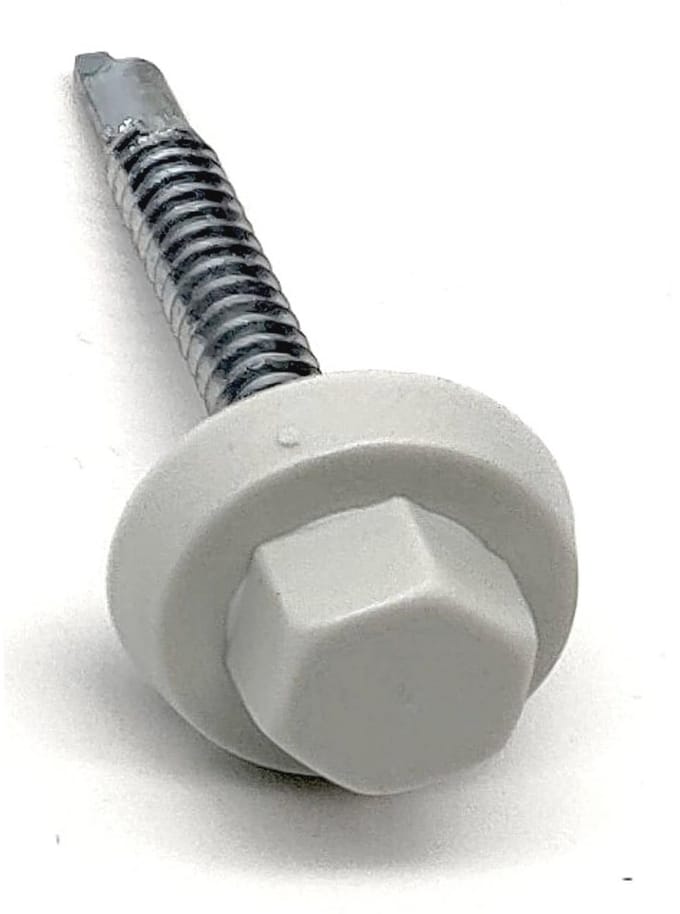 Zelfborende schroeven met onderlegring 6,3x50 - 75 stuks met M10 stekker