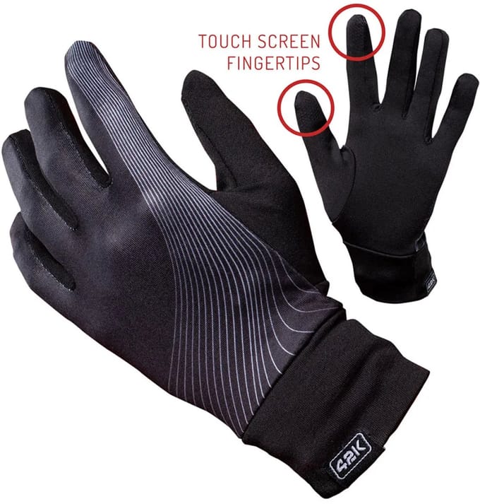 42k Running Premium Wave Handschoenen Zwart L-XL