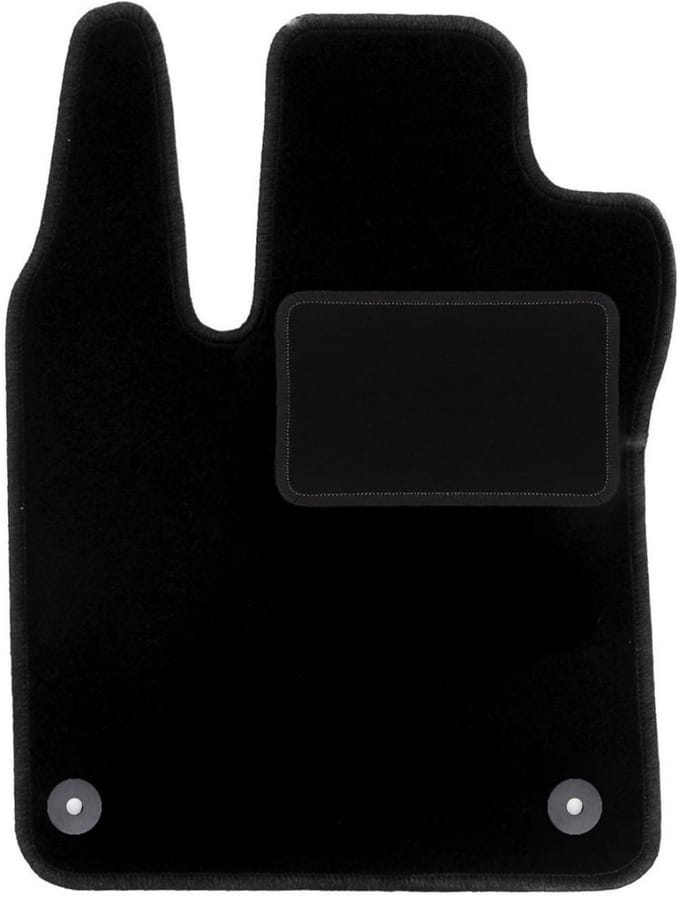 Bestuurdersmat zwart voor: Smart Fortwo III hatchback (2014-2020)