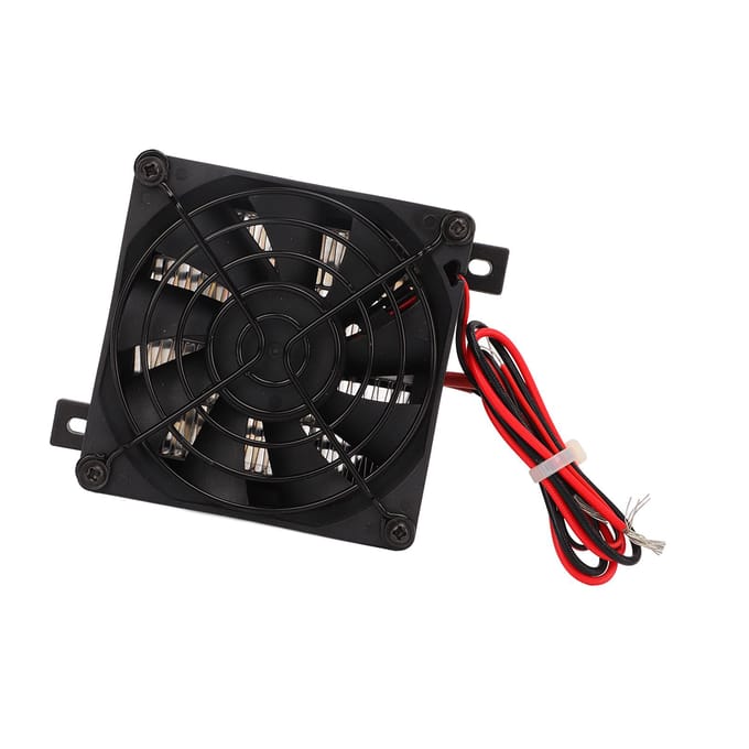 PTC Keramische Luchtverwarmer Constante Temperatuur Verwarming Ventilatorverwarmer Isolatietype 80W 12V AC DC black