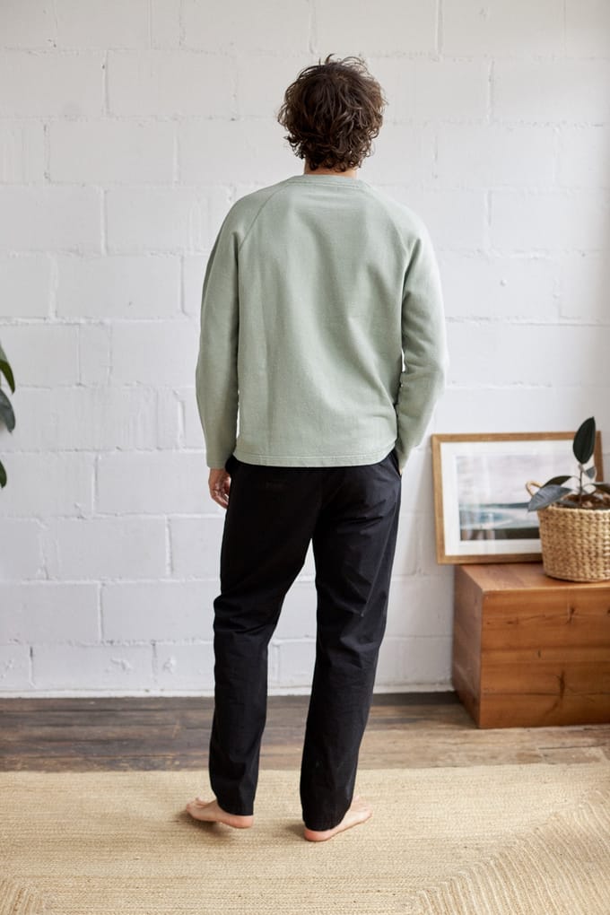 TWOTHIRDS Ziegler Sweatshirt Mint Green Größe: S | Pullover Outlet | Herren | Cyan