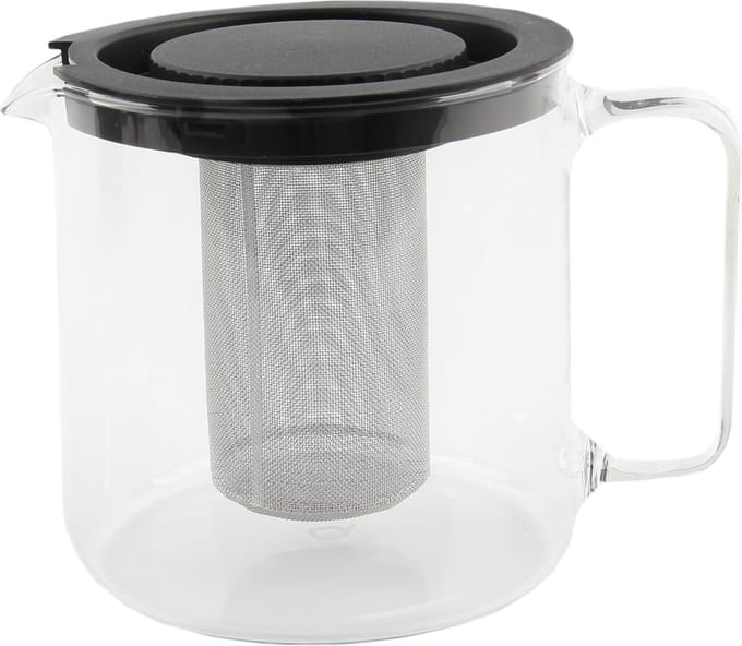 Bredemeijer - Theepot glas Emma glas 1,3 liter met RVS filter - theezeef