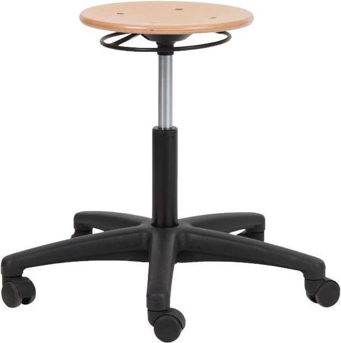 Lage werkkruk Workforce, model 7821N met glijdoppen