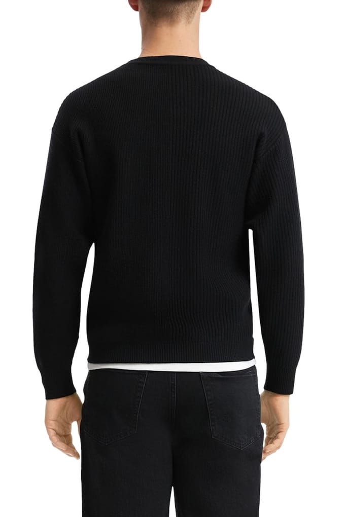 Q/S designed by - Heren pull - Maat XL - Mannen - 9999 GREY/BLACK - polyamide