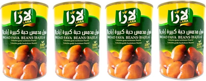 Multipak Lara Gekookte Grote Tuinbonen (Bajella) (4x 400 Gram)