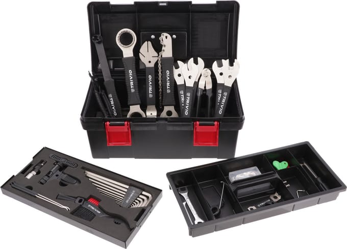 Trivio - Fietsgereedschap Gereedschapskoffer Advanced V2 Toolbox