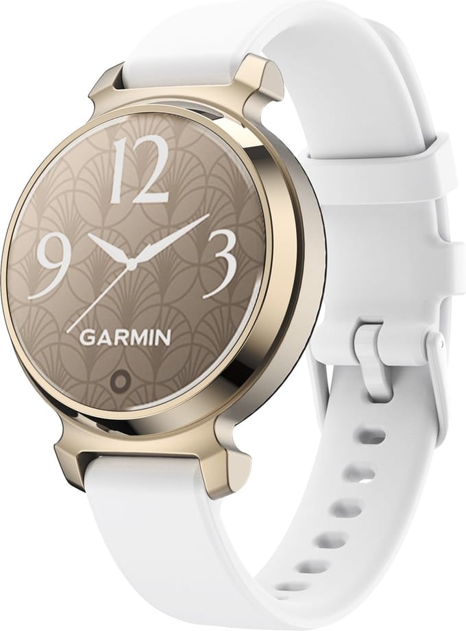 By Qubix - Siliconen bandje - Wit - Geschikt voor Garmin Lily 2