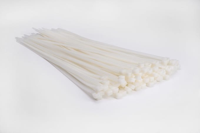 Drel kabelbinders 100 stuks - 9x900mm nylon wit
