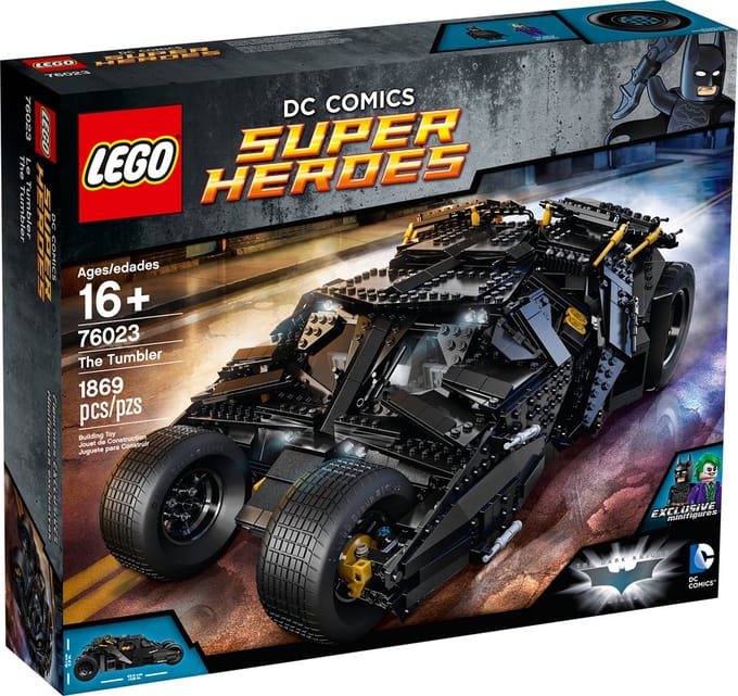 LEGO DC Comics Super Heroes The Tumbler, Bouwpakket, 16 jaar, 1869 stuk(s)