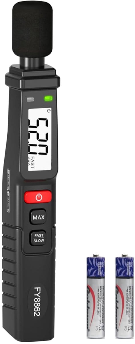 Professionele Decibelmeter - DB Meter - Geluidsmeter - Zwart