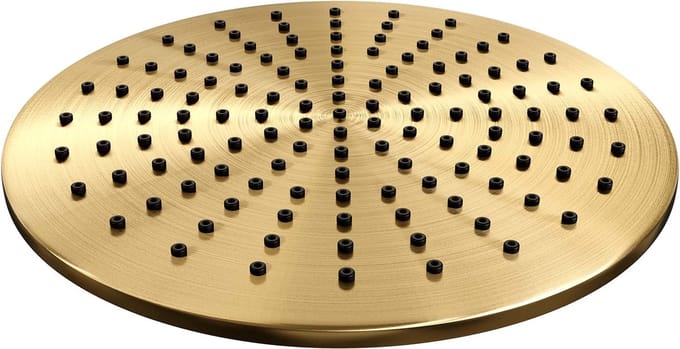 Brauer Gold Edition hoofddouche - Ø30cm - PVD - geborsteld goud