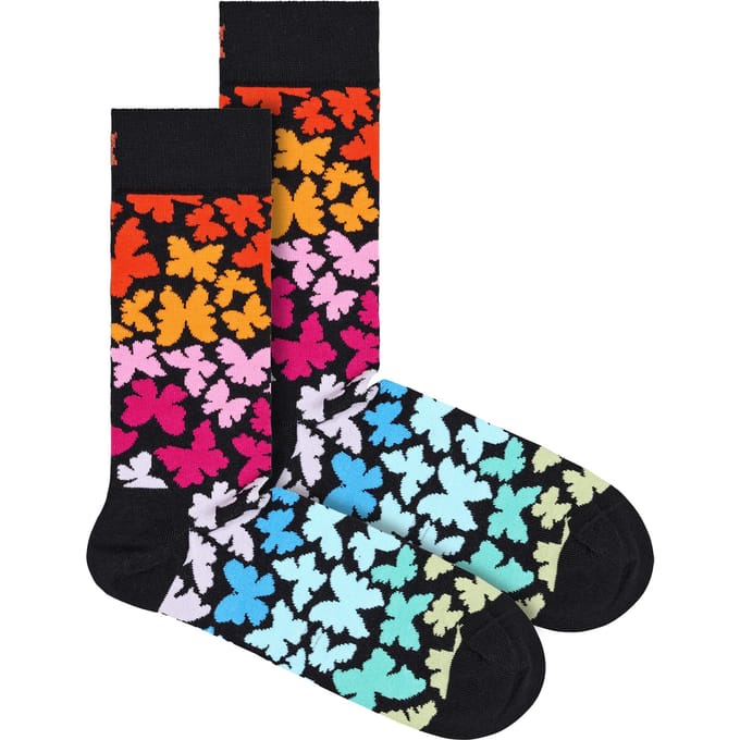 Happy Socks - Bijzondere Vlinder Ontwerp Sokken | Geweldig Cadeau - Vlinder