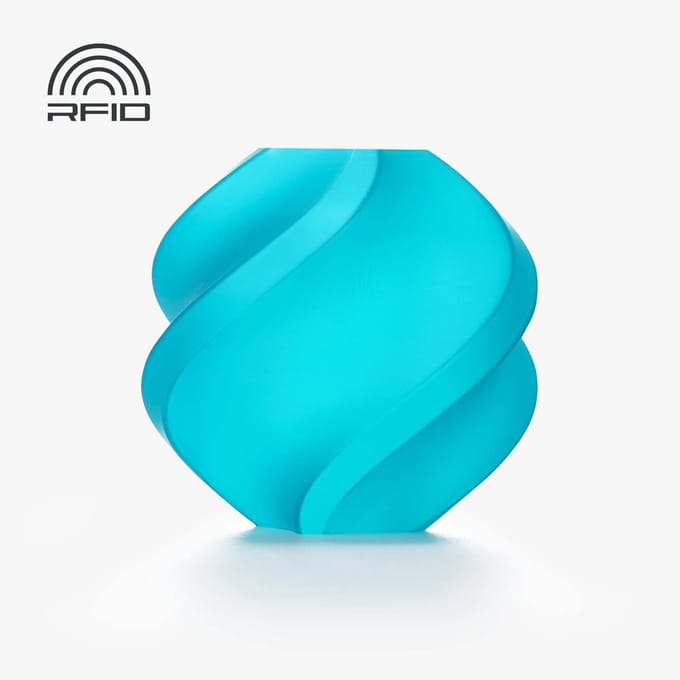 Bambu Lab PLA Translucent Teal met spoel 1.75mm
