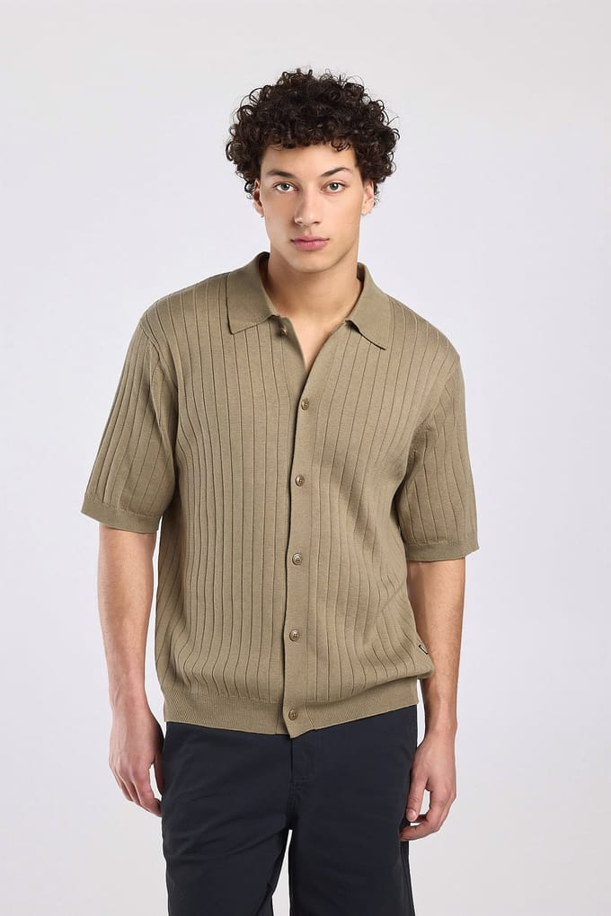 America Today Klyde Olive Größe: S | Casual hemden Outlet | Herren | Grün