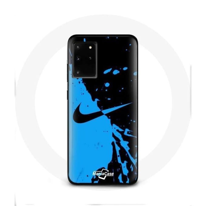 Coque - Nike - Samsung Galaxy S11 Plus - Souple - Bleu et Noir - Protection noir