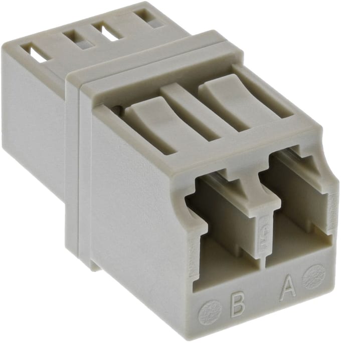 LC Duplex (v) - LC Duplex (v) Optical Fiber koppelstuk - Multi Mode