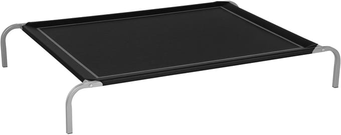 PawHut Verhoogd Hondenbed - Textiel - 130x90x20cm - Zwart