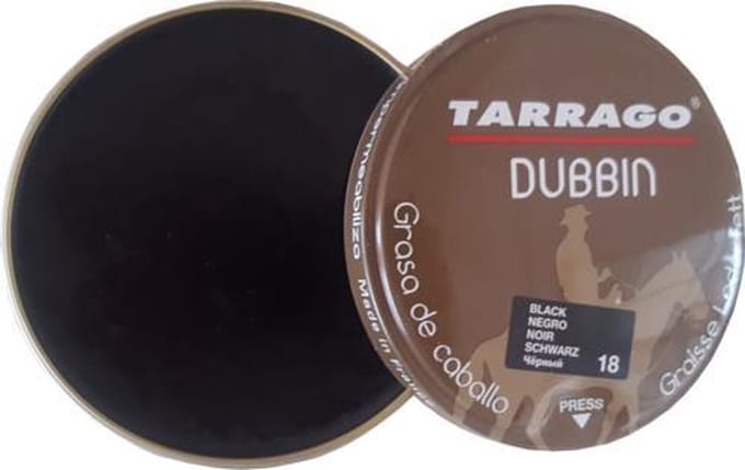 Tarrago Dubbin Zwart Ledervet (Schoenonderhoud - Leer/Gevet Leer)