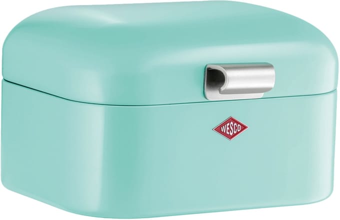WESCO Mini Grandy Broodtrommel | 2 Liter - Maat S | Metaal - Mint | Brooddoos