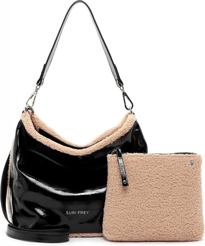 SURI FREY Schoudertas Valley Shoulderbag Black-Finish Zwart