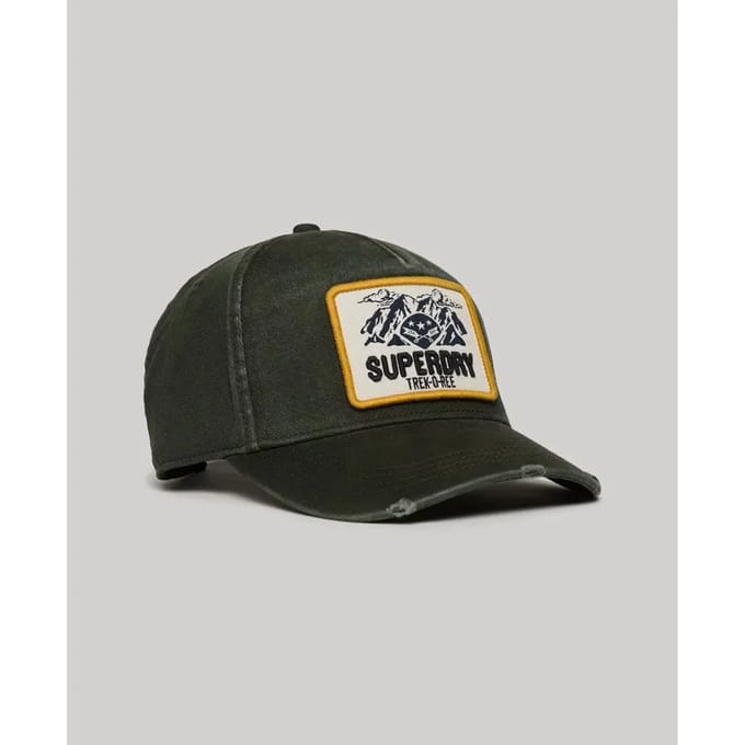 Vrouwen truckerpet met grafische logo Superdry