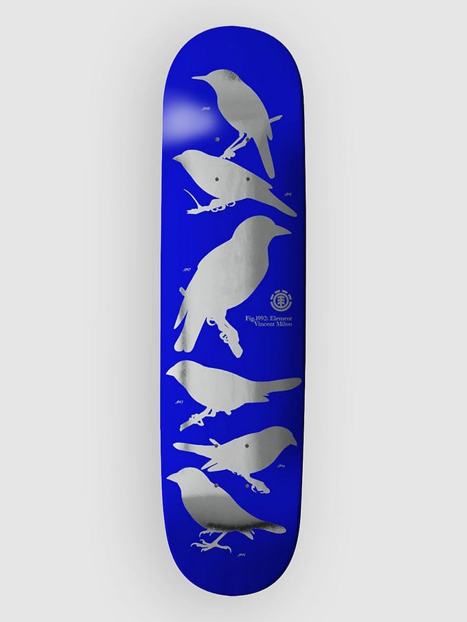 Element Ornithology Vincent Milou 8.5" Skateboard Deck patroon