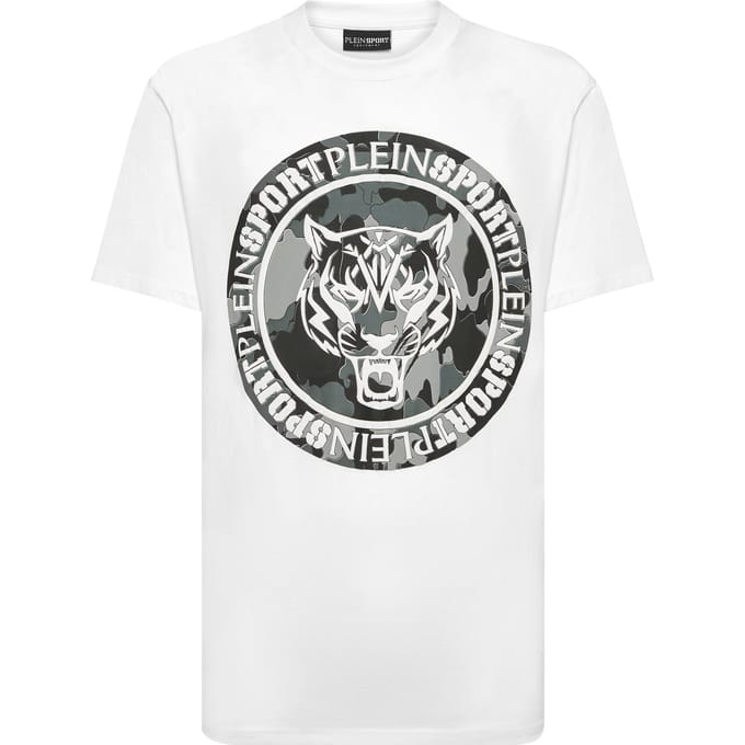 T-Shirt Ronde Hals Carbon Tiger
