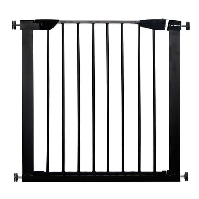 Springos Traphekje | Traphek | Veiligheidshekje | Metaal | Zwart | 76 - 82 cm