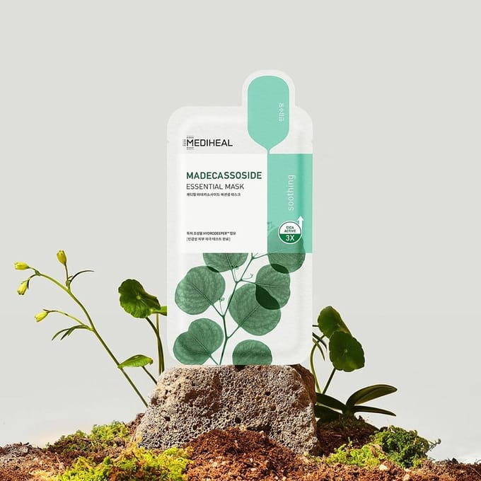 MEDIHEAL Madecassoside Essential Face Mask – Kalmerend sheetmasker met cica 24 Masker