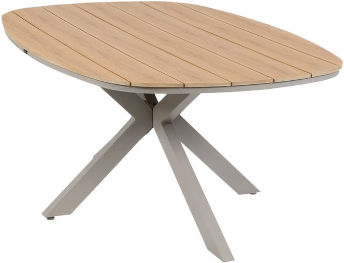 Tuintafel Cadiz 180x115cm | Tecon Teak & Camel
