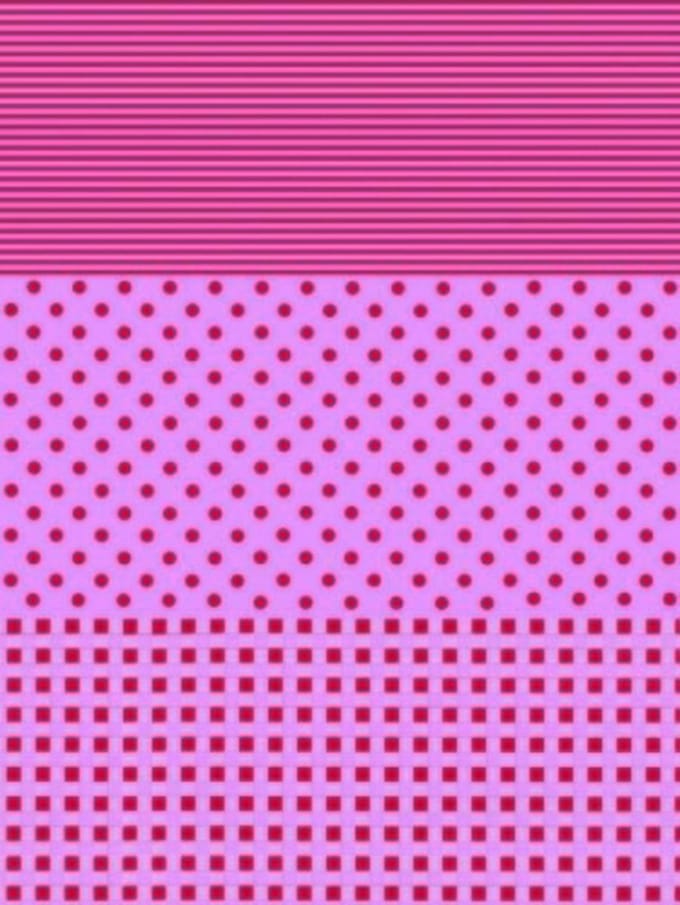 Decopatch papier donkerroze/roze strepen, stippen en blokjes
