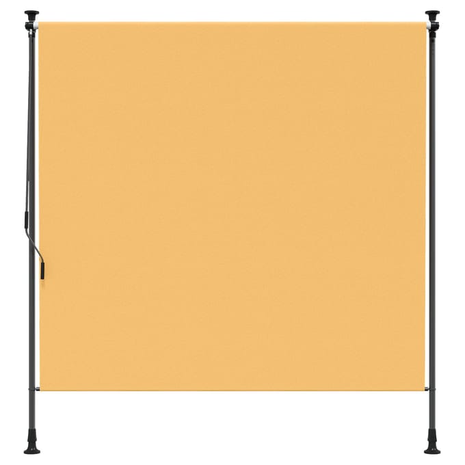 vidaXL - Buitenzonwering - Rolgordijn - Zand - 100 - x - 270 - cm